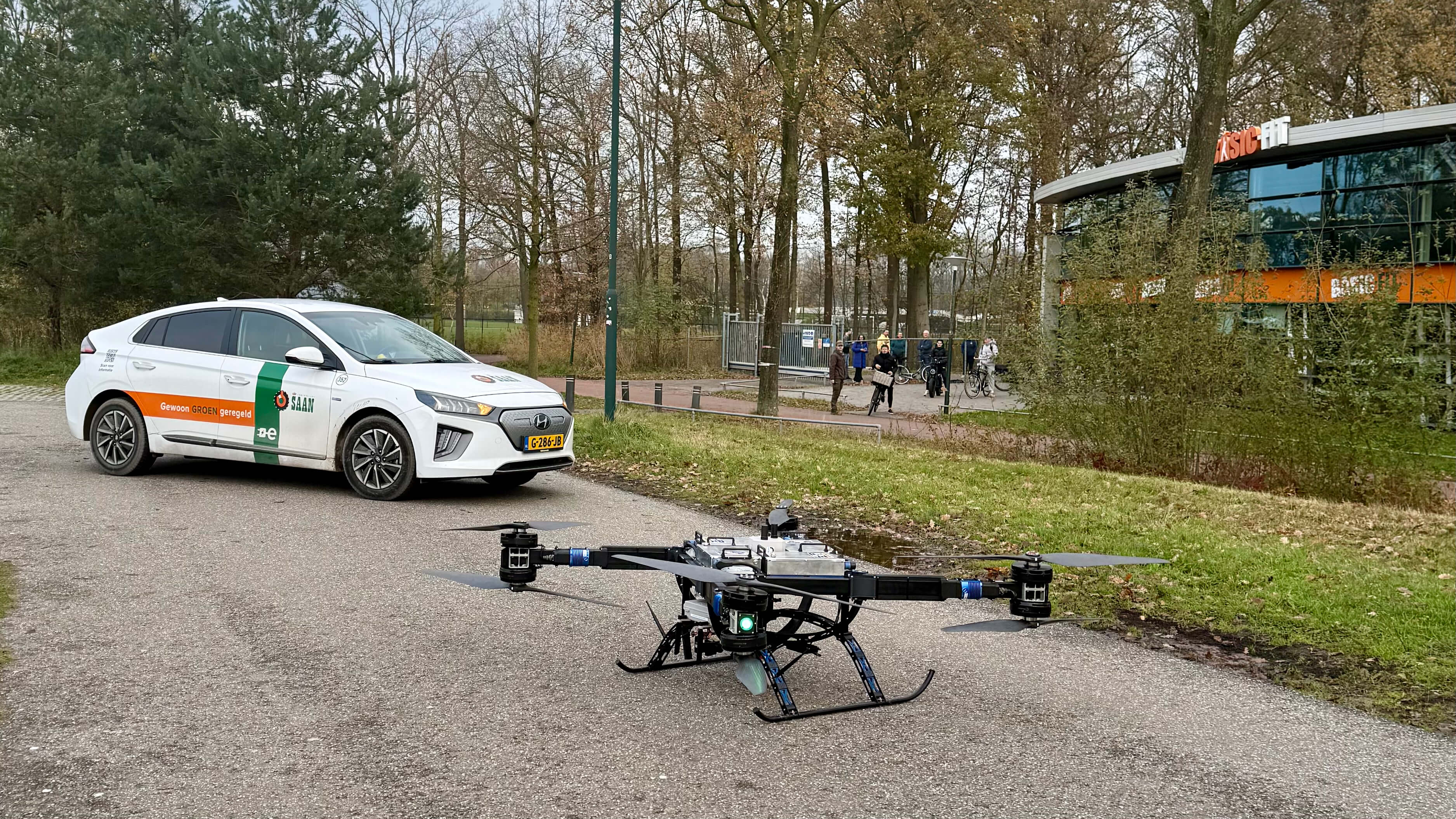 Motor voor luchtbehandelingskast gehesen bij Basic-Fit